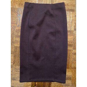 Zara Skirt Women's Medium Purple Knee Length Stretch High Waist